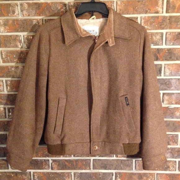 RARE Wool Fox Knapp Lined Jacket Size 38 - Picture 1 of 8